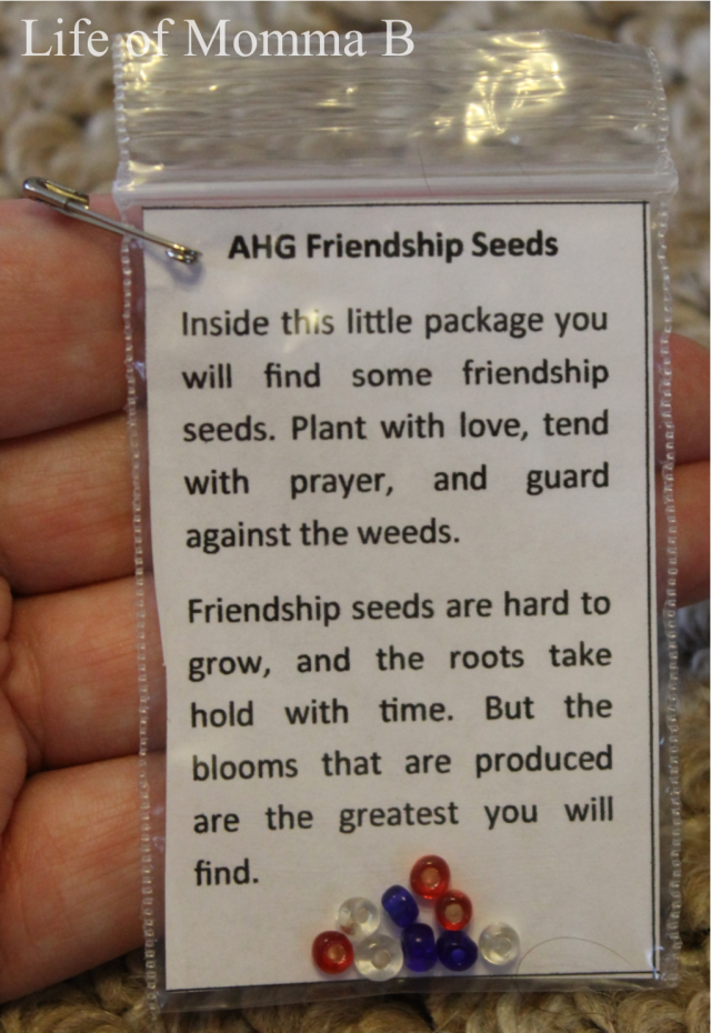 AHG Friendship Seeds